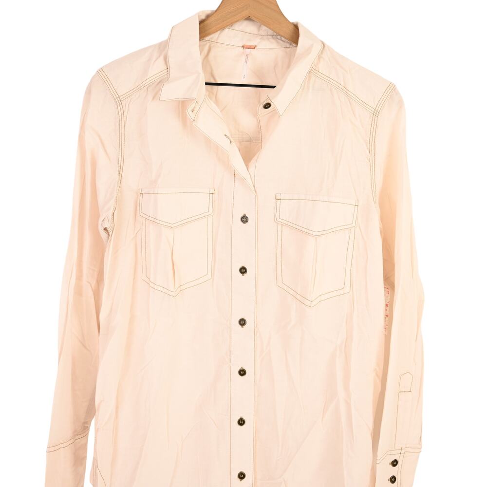 Free People Last Chance Button Down, NWT - Picture 2 of 8